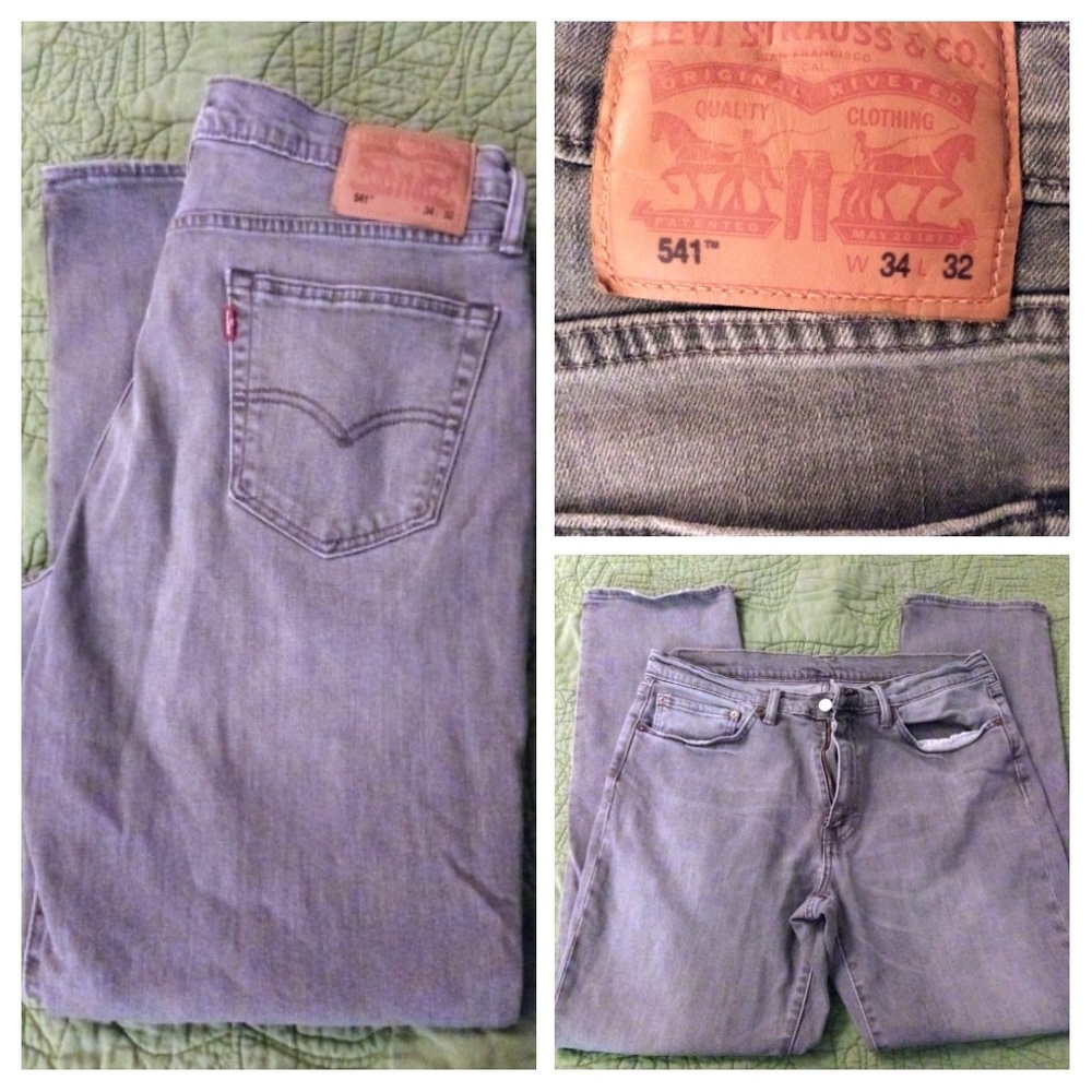 Levis 541 gray jeans size 34"x32"